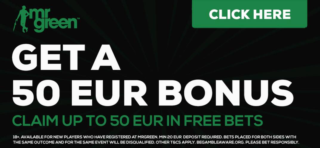 Mr Green Velkomstbonus