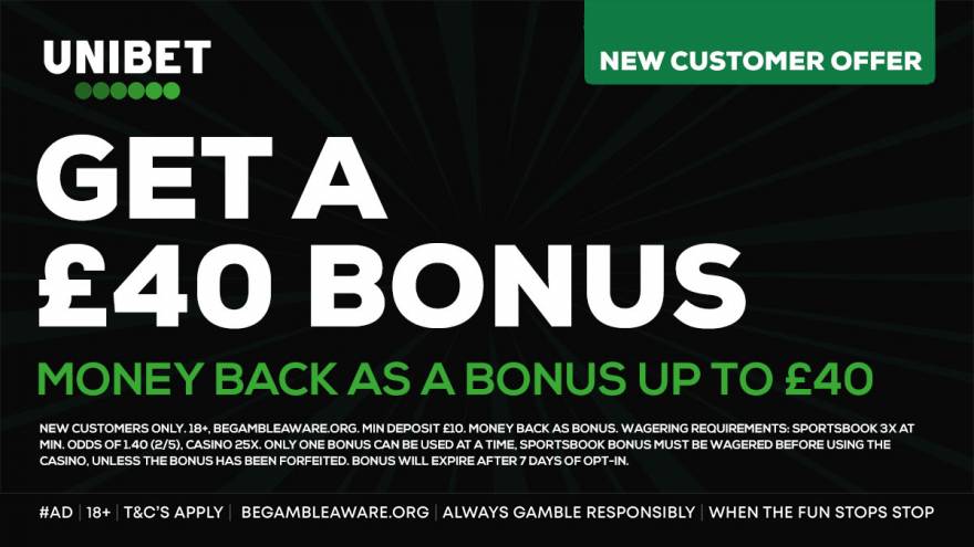 unibet new customer bonus